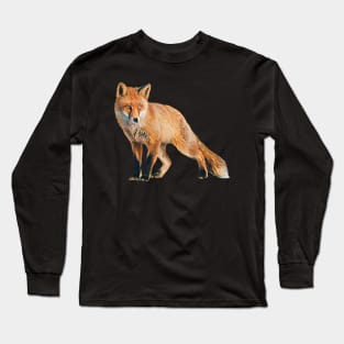 Fox - Woodland Themed Kids Room, Funny Gifts For Forester, Cute Animals Long Sleeve T-Shirt